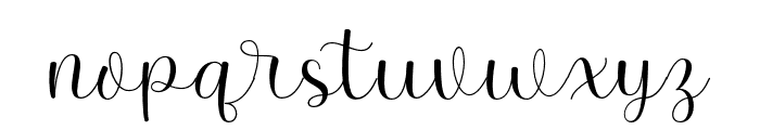 Beauty Lovely Font LOWERCASE