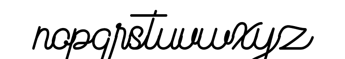 Beauty One Font LOWERCASE