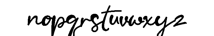 Beauty Woman Font LOWERCASE