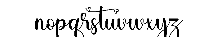 Beauty2 Font LOWERCASE