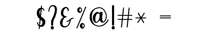 Beauty3 Font OTHER CHARS