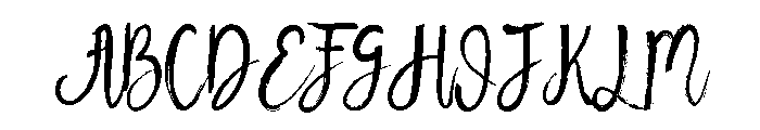 BeautyHeartPersonaluse-Script Font UPPERCASE