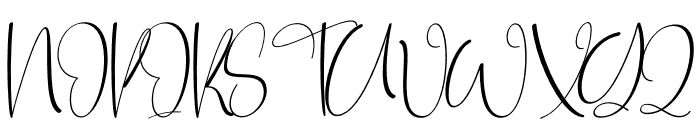 Beautyday Font UPPERCASE