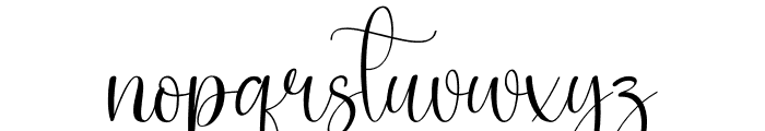 Beautyday Font LOWERCASE