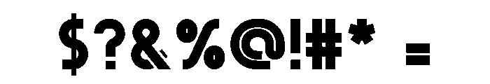 Bebel Black Font OTHER CHARS