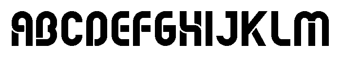 Bebel Black Font UPPERCASE