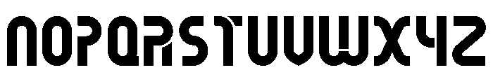 Bebel Black Font UPPERCASE