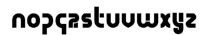 Bebel Black Font LOWERCASE