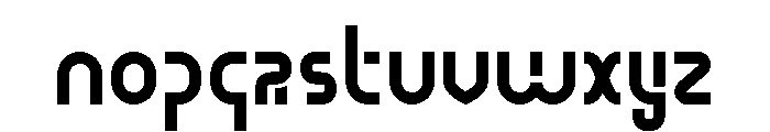 Bebel Bold Font LOWERCASE
