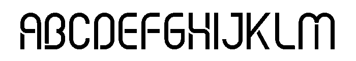 Bebel Regular Font UPPERCASE