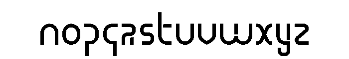 Bebel Regular Font LOWERCASE