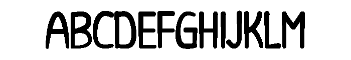 Becik Font UPPERCASE