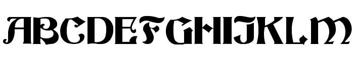 Becker-Medium Font UPPERCASE