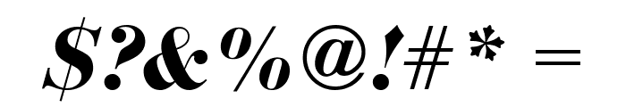Bedini  Bold Italic Font OTHER CHARS
