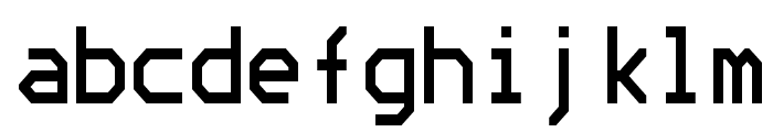 Bedstead Semi Condensed Font LOWERCASE