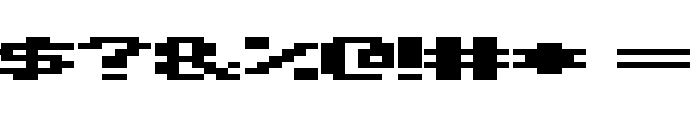 Beeb Mode Two Font OTHER CHARS