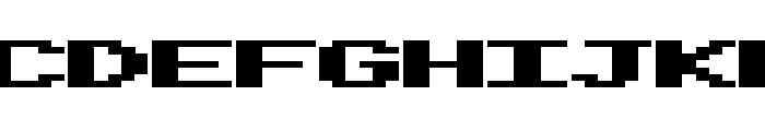Beeb Mode Two Font UPPERCASE