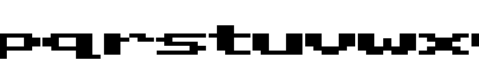 Beeb Mode Two Font LOWERCASE