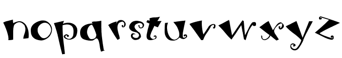 Beebop Font LOWERCASE