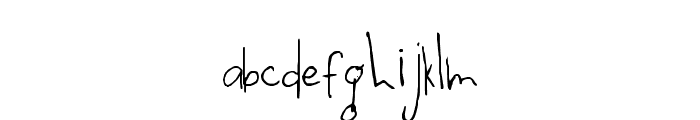 Beedey Font LOWERCASE