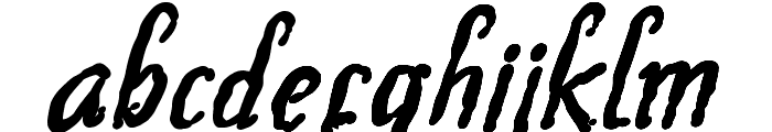 Beegal Italic Demo Font LOWERCASE