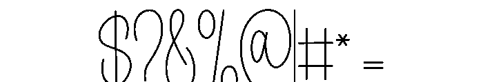 Beforehand Font OTHER CHARS