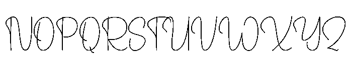 Beforehand Font UPPERCASE