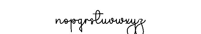 Beforehand Font LOWERCASE