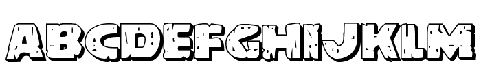 Behemuth 3D Font LOWERCASE