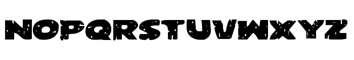 Behemuth Expanded Font LOWERCASE