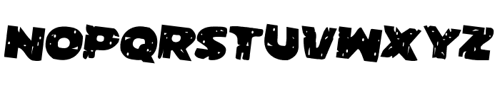 Behemuth Rotated 2 Font LOWERCASE