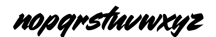 Behind the Gesture Font LOWERCASE