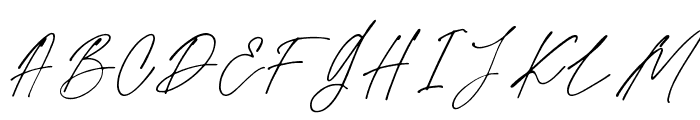 Belandia Signature Font UPPERCASE