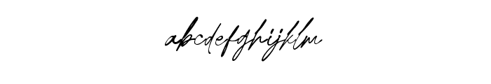 Belandia Signature Font LOWERCASE