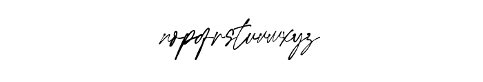 Belandia Signature Font LOWERCASE