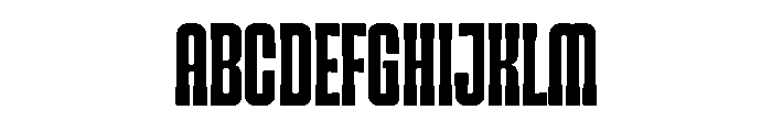 Belfrage Demo Font UPPERCASE