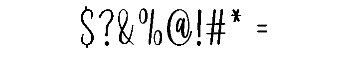 Belgia Calligraphy Font OTHER CHARS