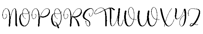 Belgia Calligraphy Font UPPERCASE