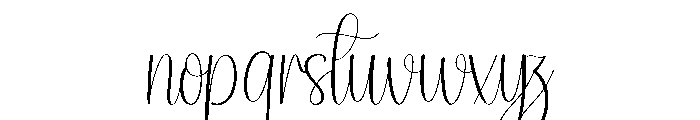 Belgian Font LOWERCASE