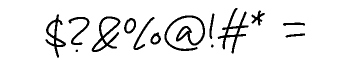 Believe Heart Font OTHER CHARS
