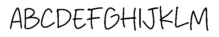 Believe Heart Font UPPERCASE