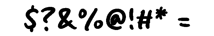 Believe Script Font OTHER CHARS