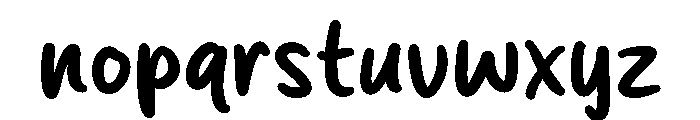 Believe Script Font LOWERCASE