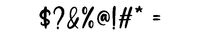 Believe Font OTHER CHARS