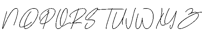 Beligh pen Font UPPERCASE