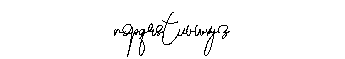 Beligh pen Font LOWERCASE