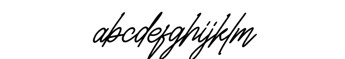 Belistaria Signature Italic Font LOWERCASE