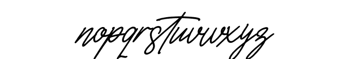 Belistaria Signature Italic Font LOWERCASE