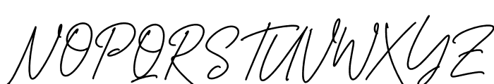 Belistaria Signature Font UPPERCASE
