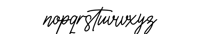 Belistaria Signature Font LOWERCASE
